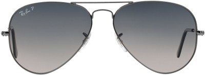 Ray-Ban Aviator Sunglasses(For Men, Blue)
