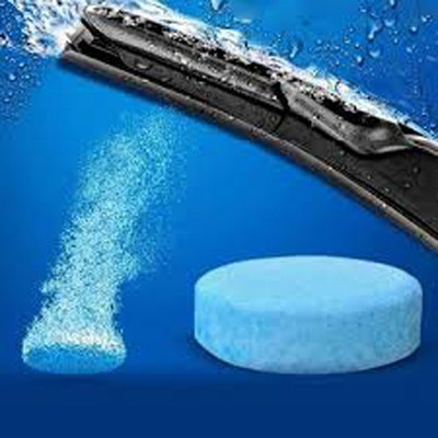 ADR CARES 5PCS Wiper Detergent Effervescent Tablets Washer Auto Windshield Cleaner Glass Wash Cleaning Compact Concentrated Tools (5) Tablet Concentrate Vehicle Glass Cleaner(15 g)