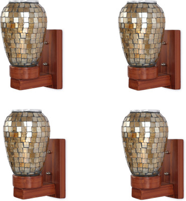 Somil Uplight Wall Lamp Without Bulb(Pack of 4)
