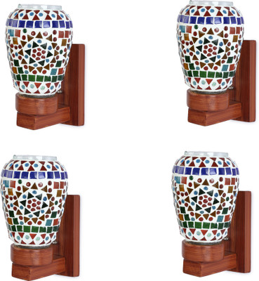 Somil Uplight Wall Lamp Without Bulb(Pack of 4)