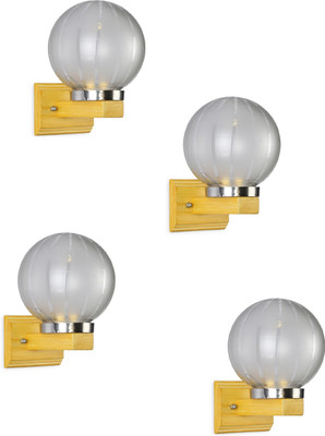 1st Time Wallchiere Wall Lamp With Bulb(Pack of 4)