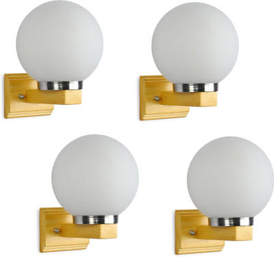 1st Time Wallchiere Wall Lamp With Bulb(Pack of 4)
