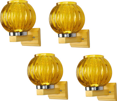 1st Time Wallchiere Wall Lamp With Bulb(Pack of 4)