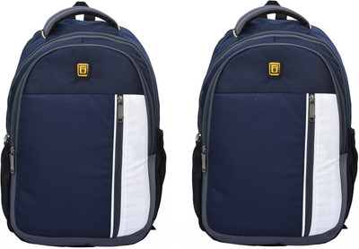 Blowzy Bags Combo Backpack Casual College 35 L Laptop Backpack(Blue)