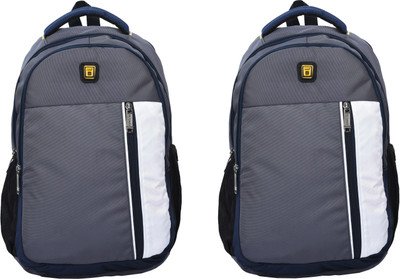 Blowzy Bags Combo Backpack Casual College 35 L Laptop Backpack(Grey)