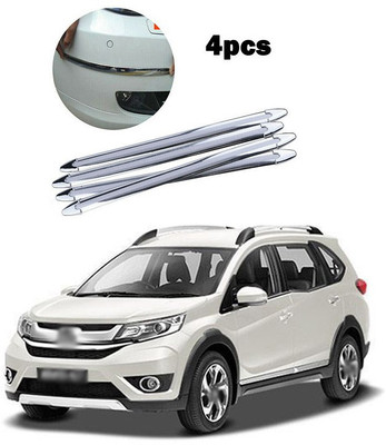 PECUNIA Plastic Car Bumper Guard(Silver, Pack of 4, Honda, Civic)