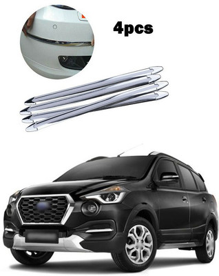 PECUNIA Plastic Car Bumper Guard(Silver, Pack of 4, Renault, S-Cross)