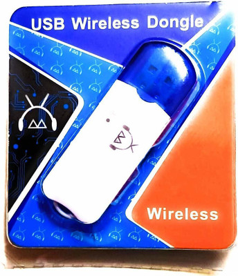 play run v2.1 Car Bluetooth Device with Adapter Dongle(White, Blue)