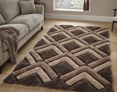 shopgallery Multicolor Polyester Carpet(4 ft,  X 6 ft, Rectangle)