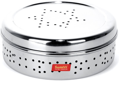 Sumeet Steel Utility Container  - 1000 ml(Silver)
