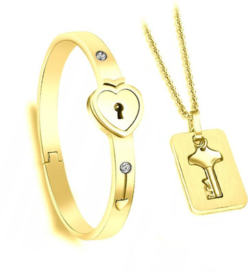 Jewelgenics Stainless Steel Jewel Set(Gold)
