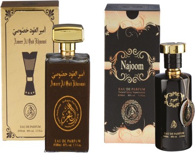 AL FAKHR Ameer Al Oud Khususi & Najoom Perfume Gift Eau de Parfum  -  100 ml(For Men & Women)