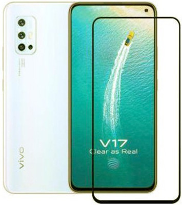 alphax Edge To Edge Tempered Glass for vivo v17(Pack of 1)