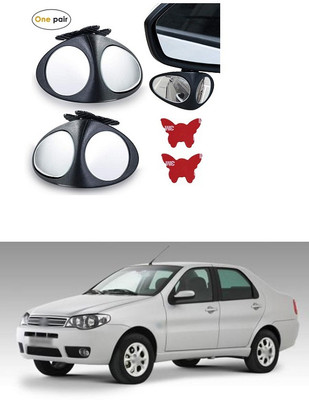 PECUNIA Manual Remote Blind Spot Mirror For Fiat Siena(Left, Right)
