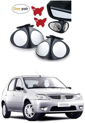 XZRTZ Manual Remote Blind Spot Mirror For Mahindra Logan(Left, Right)
