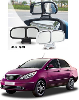 PECUNIA Manual Remote Blind Spot Mirror For Tata Manza(Left, Right)