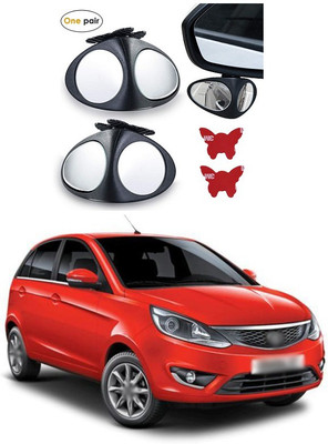 PECUNIA Manual Remote Blind Spot Mirror For Tata Bolt(Left, Right)