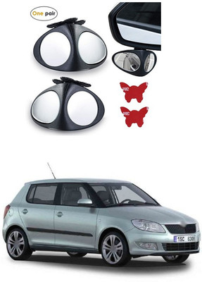 PECUNIA Manual Remote Blind Spot Mirror For Skoda Fabia(Left, Right)