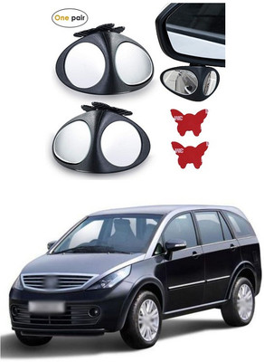 PECUNIA Manual Remote Blind Spot Mirror For Tata Aria(Left, Right)