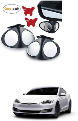 XZRTZ Manual Remote Blind Spot Mirror For Tata Tiago(Left, Right)