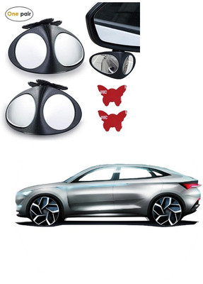 PECUNIA Manual Remote Blind Spot Mirror For Skoda Superb(Left, Right)