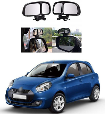 XZRTZ Manual Remote Blind Spot Mirror For Renault Kwid(Left, Right)