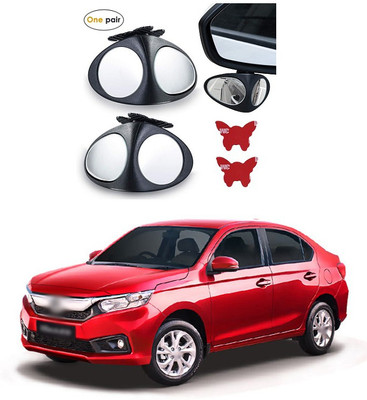 PECUNIA Manual Remote Blind Spot Mirror For Honda Amaze(Left, Right)