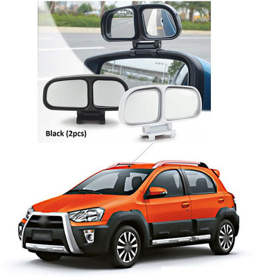 PECUNIA Manual Remote Blind Spot Mirror For Toyota Etios Cross(Left, Right)