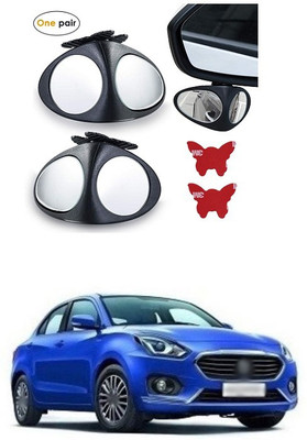 PECUNIA Manual Remote Blind Spot Mirror For Maruti Suzuki Swift Dzire(Left, Right)