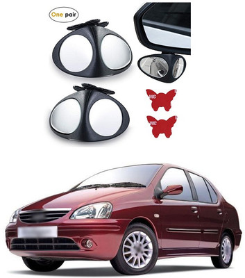 PECUNIA Manual Remote Blind Spot Mirror For Tata Indigo CS(Left, Right)