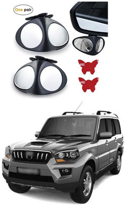 PECUNIA Manual Remote Blind Spot Mirror For Mahindra Scorpio(Left, Right)