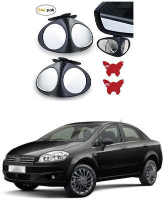 PECUNIA Manual Remote Blind Spot Mirror For Fiat Linea(Left, Right)
