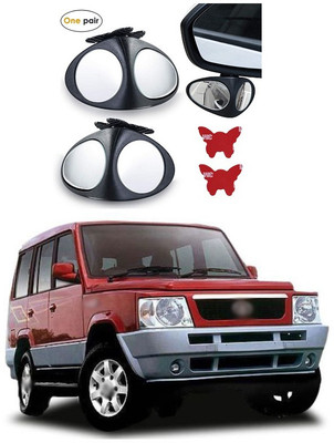PECUNIA Manual Remote Blind Spot Mirror For Tata Sumo(Left, Right)