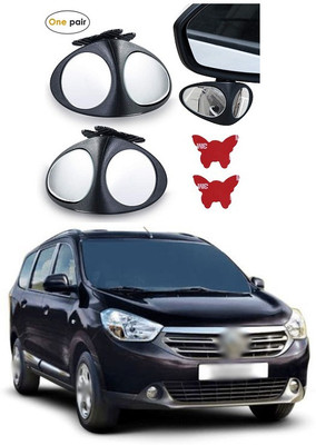 PECUNIA Manual Remote Blind Spot Mirror For Renault Kwid(Left, Right)