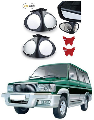 PECUNIA Manual Remote Blind Spot Mirror For Toyota Qualis(Left, Right)