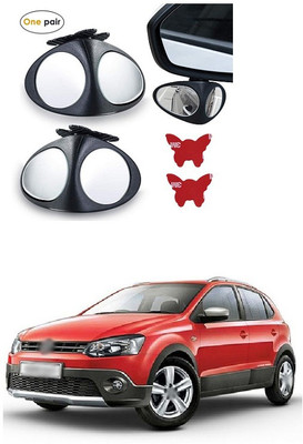 PECUNIA Manual Remote Blind Spot Mirror For Volkswagen Polo GT(Left, Right)