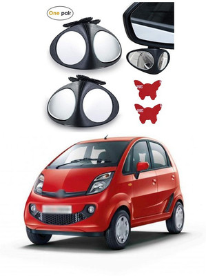PECUNIA Manual Remote Blind Spot Mirror For Tata Nano(Left, Right)