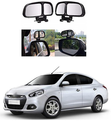 XZRTZ Manual Remote Blind Spot Mirror For Renault Kwid(Left, Right)