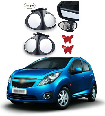 PECUNIA Manual Remote Blind Spot Mirror For Chevrolet Beat(Left, Right)