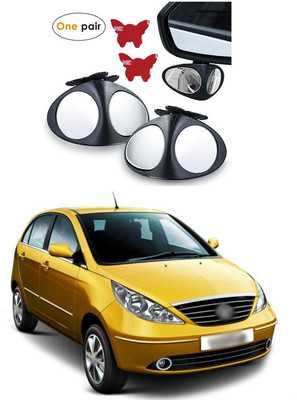 XZRTZ Manual Remote Blind Spot Mirror For Tata Indica Vista(Left, Right)