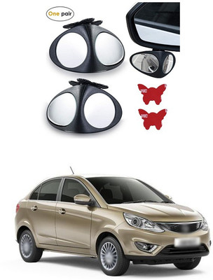 PECUNIA Manual Remote Blind Spot Mirror For Tata Zest(Left, Right)
