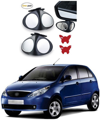 PECUNIA Manual Remote Blind Spot Mirror For Tata Indica(Left, Right)