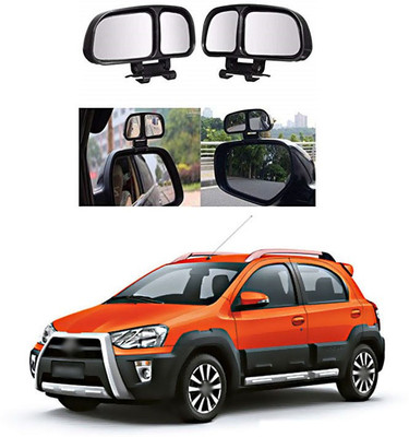 XZRTZ Manual Remote Blind Spot Mirror For Toyota Etios Cross(Left, Right)