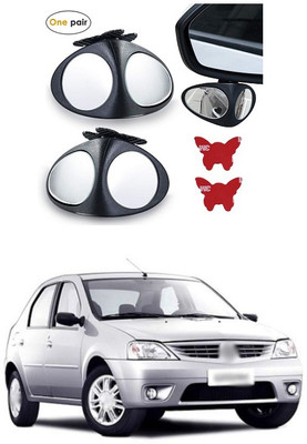 PECUNIA Manual Remote Blind Spot Mirror For Mahindra Logan(Left, Right)