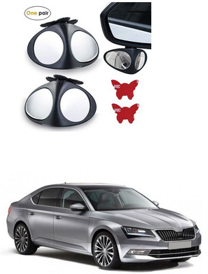 PECUNIA Manual Remote Blind Spot Mirror For Skoda Superb(Left, Right)