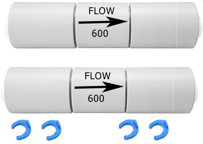 PANISTHA 2 Pieces RO Flow Restrictor 600 flow-(FR-600) Solid Filter Cartridge(0.8, Pack of 2)