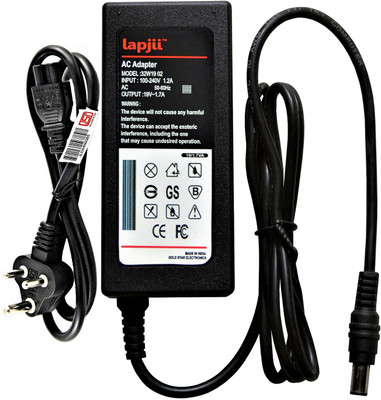 LAPJII Power Supply for GL LED, LCD Monitors Flatron 23EA63V, 23EA63V-P of 19V, 1.7A, Pin 6.5x4.4, 32 W Adapter(Power Cord Included)