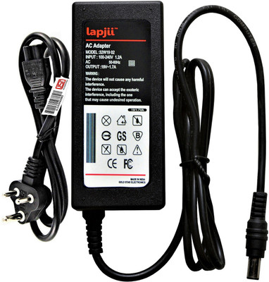 LAPJII Power Supply for GL LED, LCD Monitors Flatron 23MP65HQ , 23MP65HQ-P of 19V, 1.7A, Pin 6.5x4.4, 32 W Adapter(Power Cord Included)