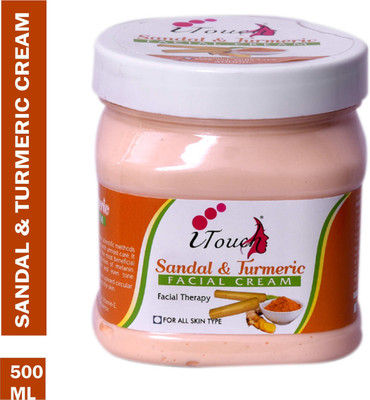 I TOUCH HERBAL SANDAL AND TURMERIC CREAM 500 ML(500 ml)