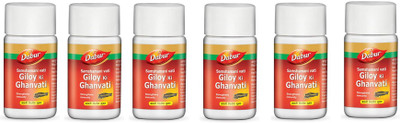 Dabur Giloy Ki Ghanvati (samshamani vati) pack of 6(Pack of 6, 40)